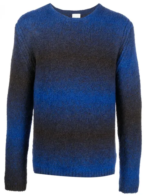 Paul Smith ombré-stripe knitted jumper Blue M1R593XJ01862
