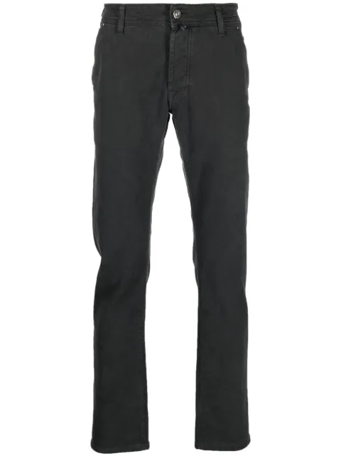 Jacob Cohën dark-wash straight-leg trousers Grey UQE0836S3657