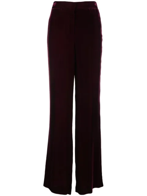 Stella McCartney wide-leg velvet trousers Purple 640041SJB24