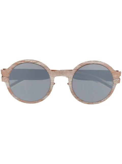 Mykita round-frame sunglasses Brown MMTRANSFER003280