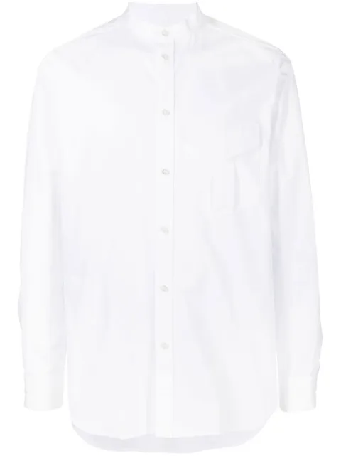 Jil Sander stand-collar cotton shirt White J24DL0003J45001