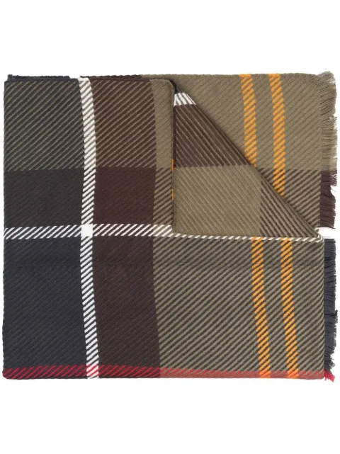 Barbour Blair tartan scarf Brown LSC0308TN11