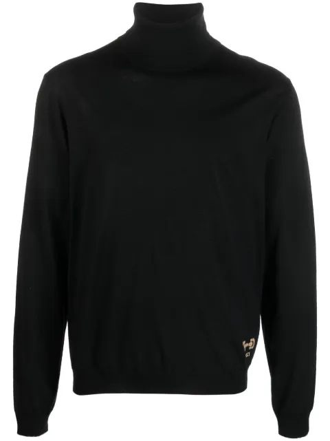 Gucci horsebit-motif wool jumper Black 729476XKCOR