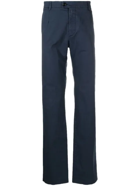 Versace Pre-Owned 2000s cotton-blend trousers Blue VERS250FS