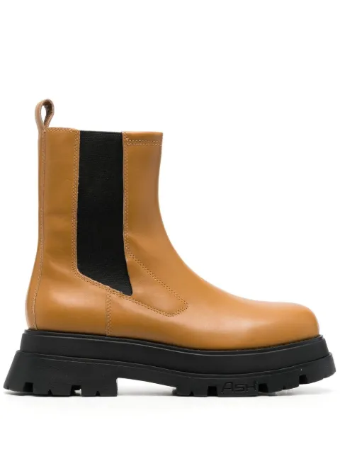 Ash leather ankle boots Brown ELITE02COMBOB