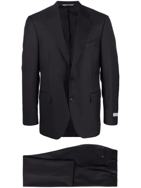 Canali single-breasted two-piece suit Blue 1128019AS10315