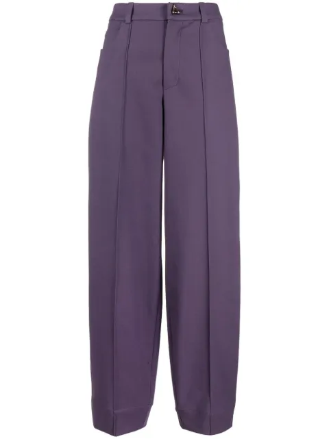 AERON tapered-leg wool trousers Purple PA212414510