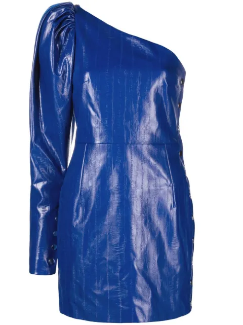 ROTATE BIRGER CHRISTENSEN sequin-embellished one-shoulder mini dress Blue RT1778