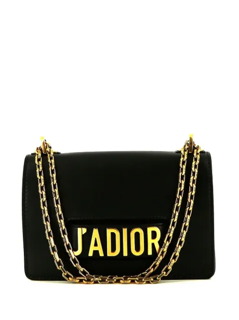 Christian Dior Pre-Owned J'Adior leather shoulder bag Black 391441