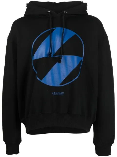 The Salvages logo-print hoodie Black AW221028