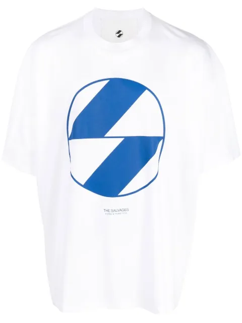 The Salvages logo-print T-shirt White AW221020