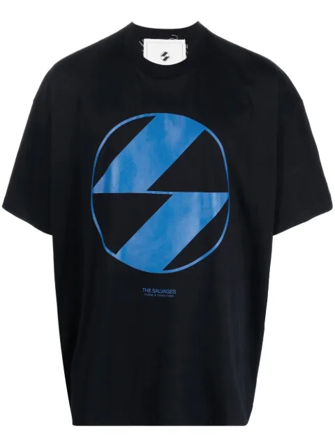 The Salvages logo-print T-shirt Black AW221020