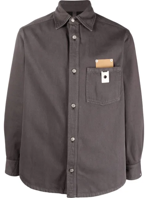 Craig Green denim long-sleeved shirt Grey CGAW22CWOSHI12