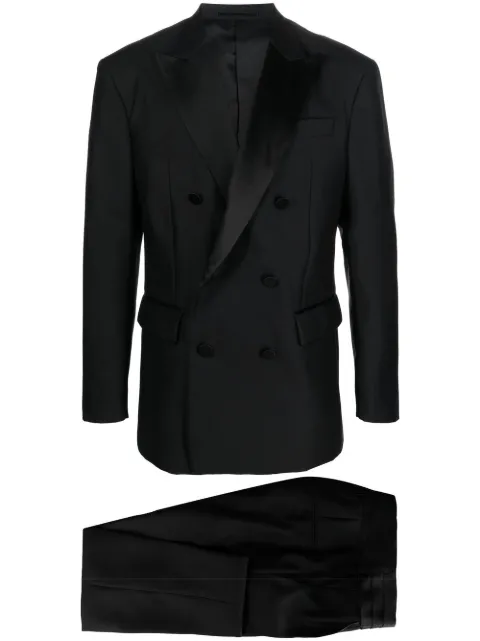 DSQUARED2 double-breasted peak-lapel suit Black S74FT0441S39408