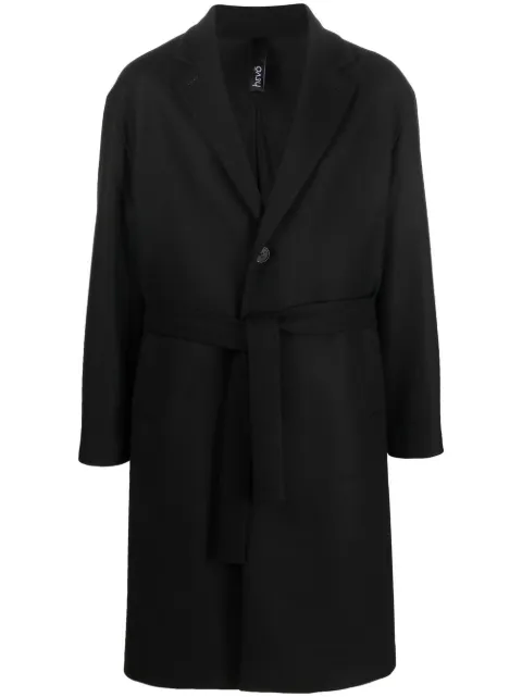 Hevo single-breasted coat Black CISTERNINOC725