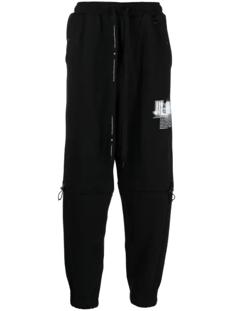 NILøS graphic-print track-pants Black 800PAM7