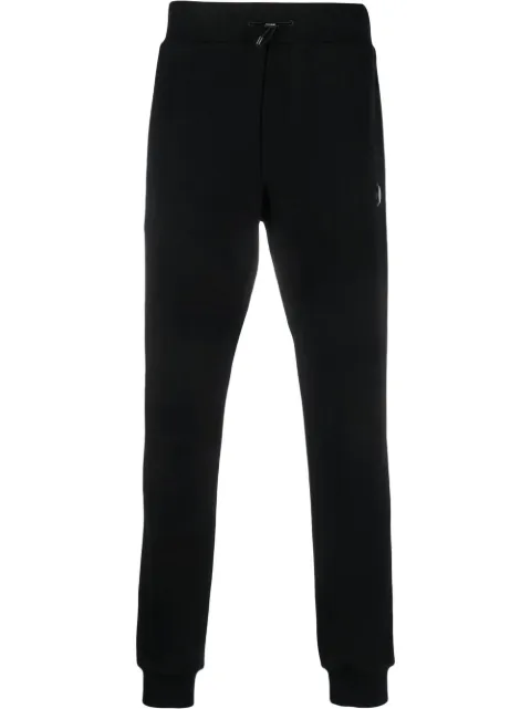 Plein Sport logo-patch track pants Black SACCMJT2103SJO001N