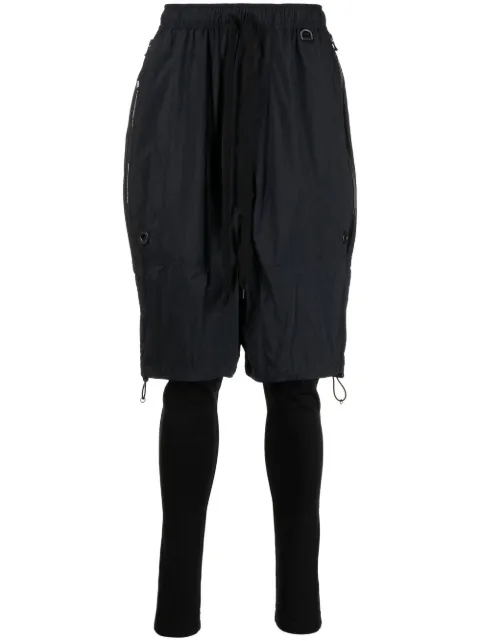 NILøS layered straight-leg trousers Black 800PAM3