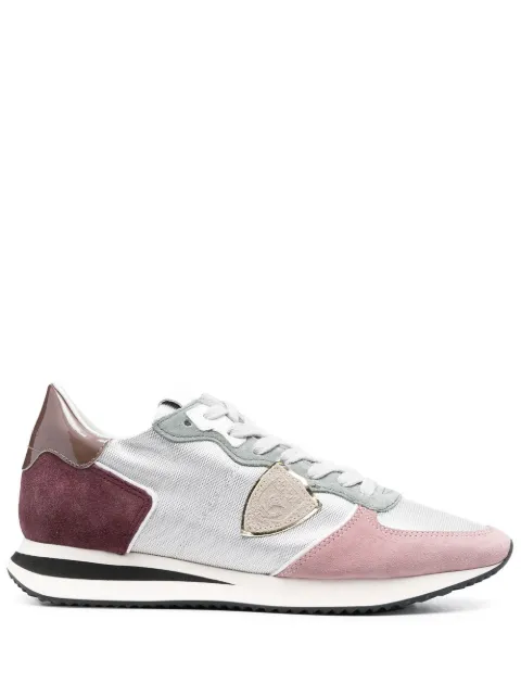 Philippe Model Paris logo-patch low-top sneakers Grey TZLDWR11