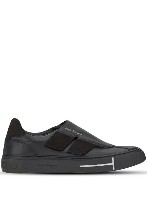 Ferragamo low-top leather sneakers Black 754338