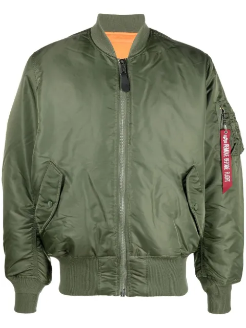 Alpha Industries MA-1 reversible bomber jacket Green 100101N01