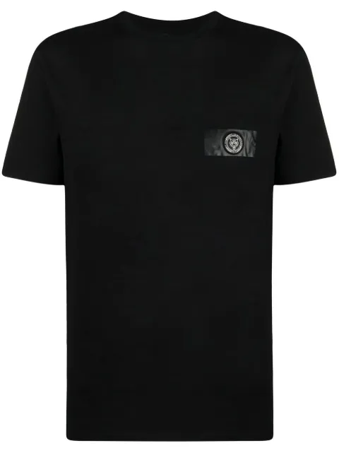 Plein Sport tiger-print short-sleeved T-shirt Black SACCMTK6034SJY001N