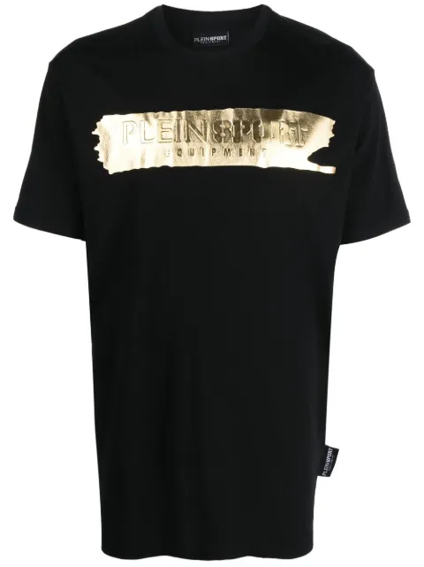Plein Sport logo-print short-sleeved T-shirt Black SACCMTK6036SJY001N
