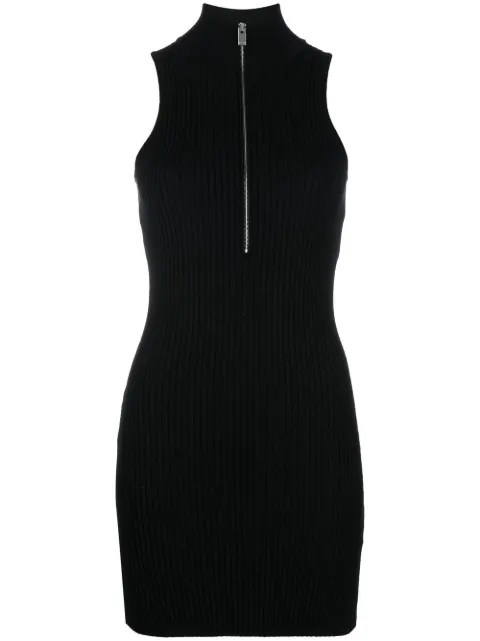 1017 ALYX 9SM zip-up knit dress Black AAWKN0179YA01