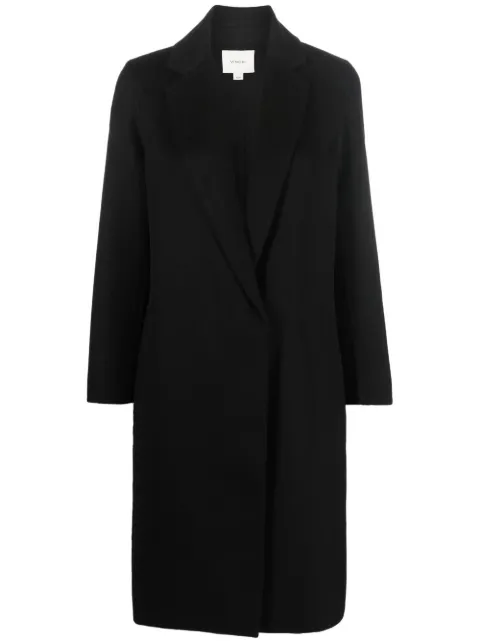 Vince single-breasted coat Black VS11691429