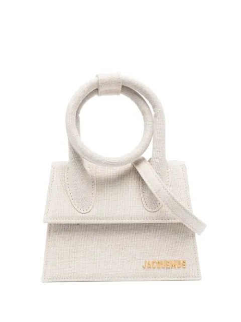 Jacquemus Le Chiquito Noeud tote bag Neutrals 213BA0053071
