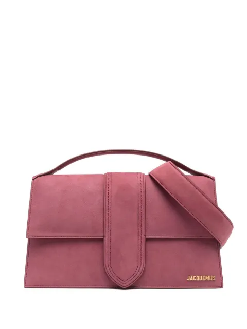 Jacquemus Le Bambinou leather tote bag Purple 221BA0143066
