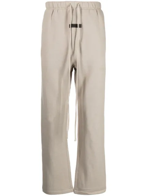 FEAR OF GOD ESSENTIALS logo-patch drawstring track pants Grey 130SU222041F