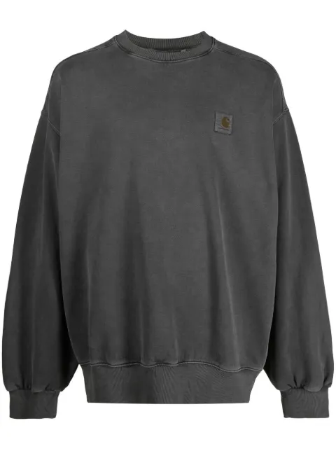 Carhartt WIP acid-wash crew neck sweatshirt Grey I029522