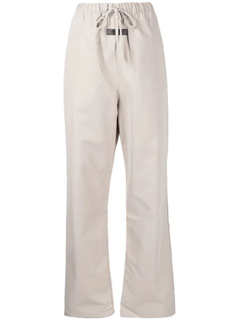FEAR OF GOD ESSENTIALS high-waisted drawstring trousers Grey 130SU223011FW