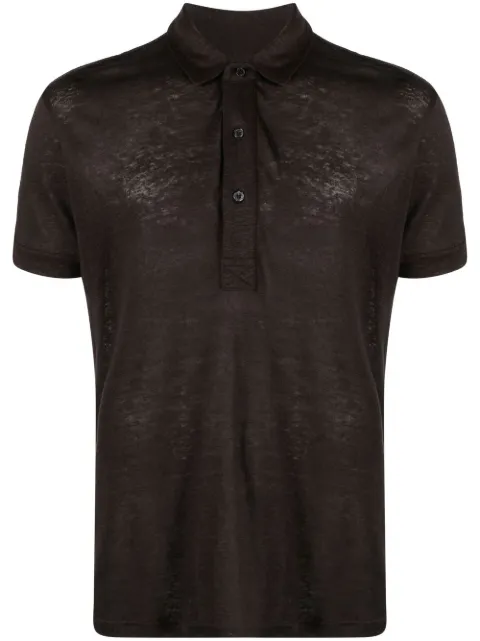 Orlebar Brown short-sleeve polo shirt Brown 277277