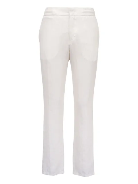Orlebar Brown straight-leg cotton-linen trousers White 277258