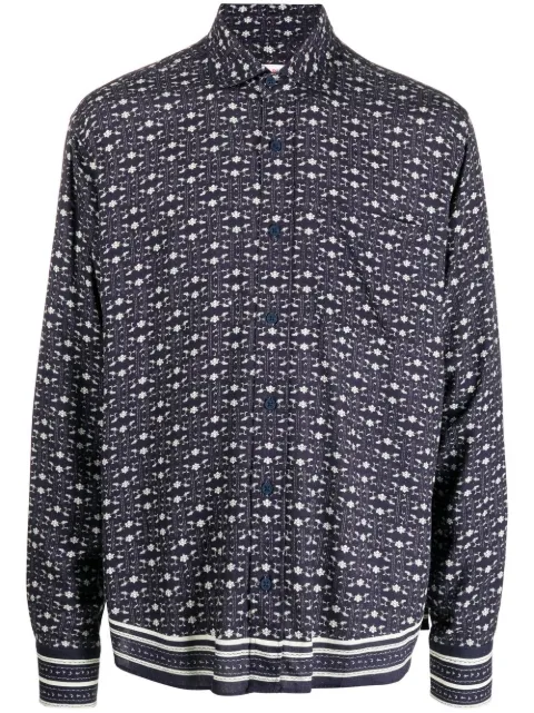 Orlebar Brown Grasmoor bandana-print shirt Blue 277248