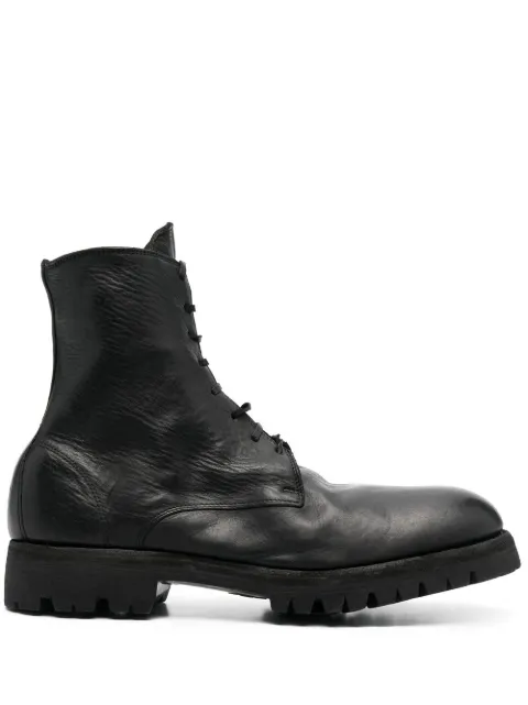 Guidi lace-front ankle boots Black 795V