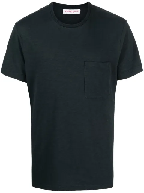 Orlebar Brown crew neck short-sleeved T-shirt Grey 277062
