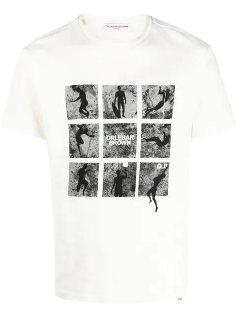 Orlebar Brown photograph-print T-Shirt Neutrals 277204