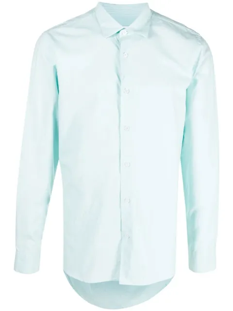 Orlebar Brown Giles long-sleeve shirt Blue 277169