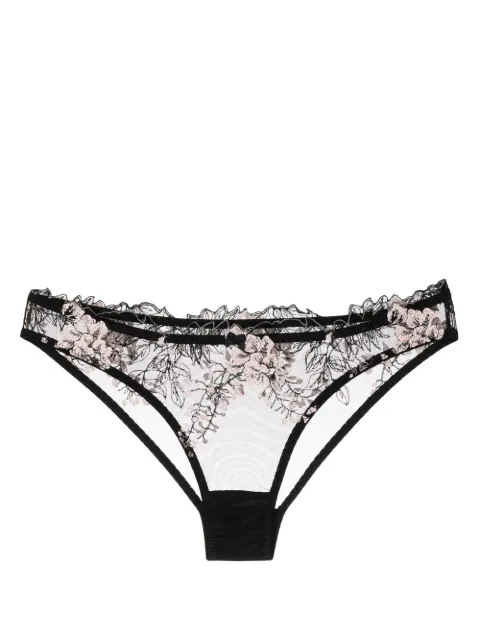 Gilda & Pearl Jardin de la Lune knicker Black 2307OBSIDIANBLOOM