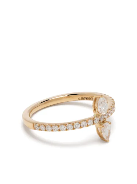 Persée 18kt yellow gold Duo Héra diamond ring Gold R001YG
