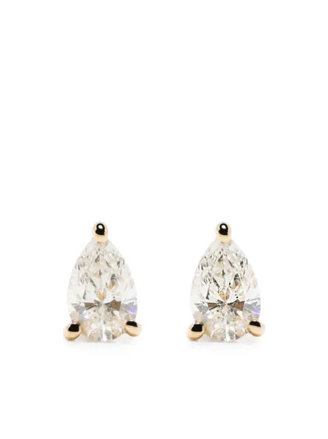 Persée 18kt yellow gold diamond stud earring Gold E002YG