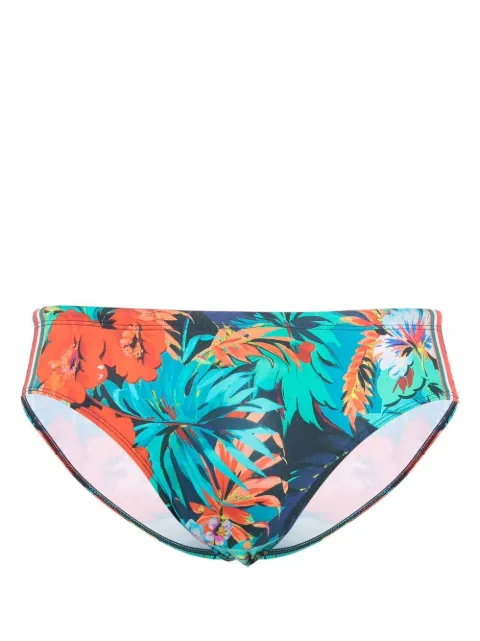Orlebar Brown floral print swim trunks Orange 277021