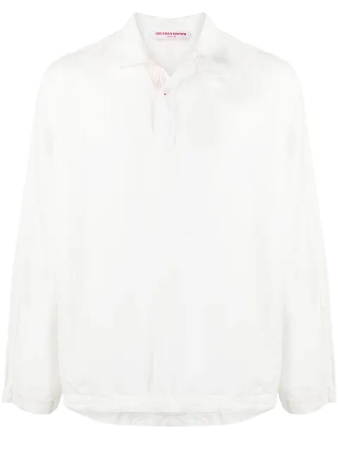 Orlebar Brown floral-print short-sleeve shirt White 277180