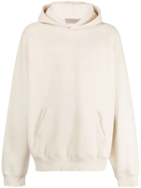 FEAR OF GOD ESSENTIALS logo-print hoodie Neutrals 192SU222050F