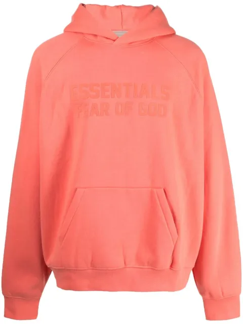 FEAR OF GOD ESSENTIALS Essentials logo-print cotton hoodie Pink 192SU222052F