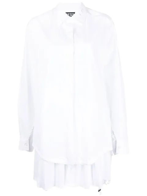 Diesel extra-fabric-detail shirt White A087180DMAR