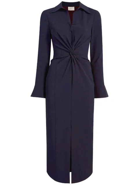 Cinq A Sept McKenna ruched shirt dress Blue ZD14943626ZNVY
